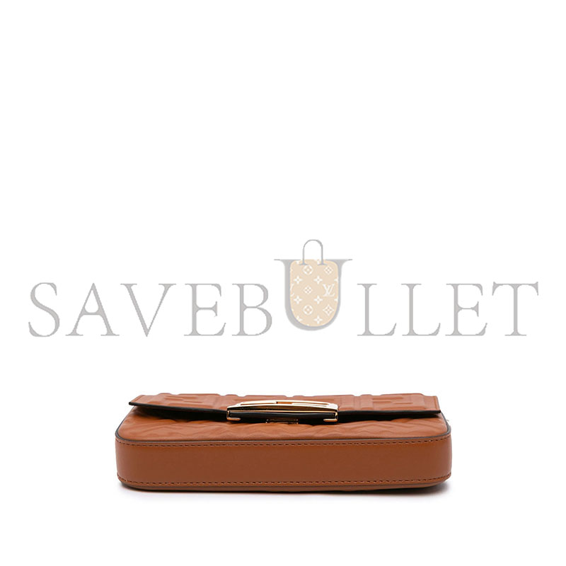 FENDI NAPPA FF EMBOSSED PHONE BAGUETTE 7AS142AAJDF1C6J (18.5*10*2.5cm)